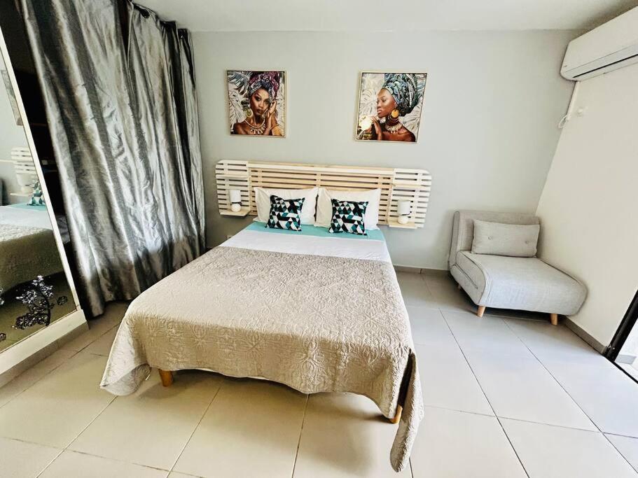 Studio Cosy Plage Et Piscine A Bas Du Fort Le Gosier  Exterior foto